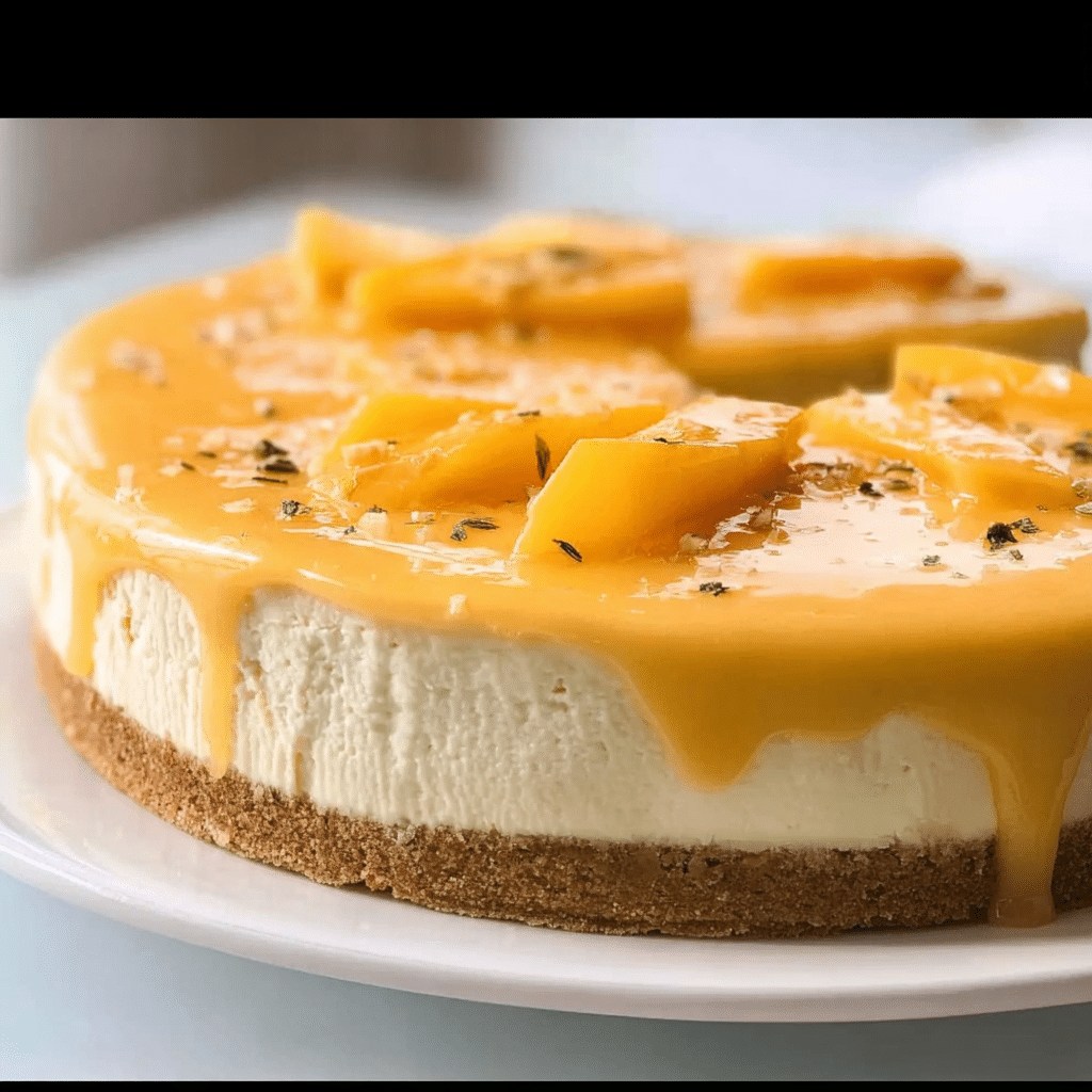 Mango Cheesecake Recipe: 1 Easy, Creamy No-Bake Delight