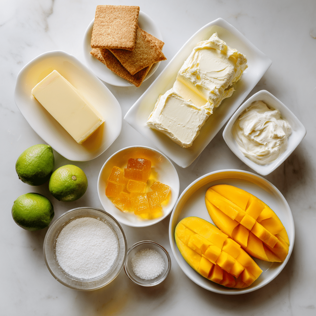 mango cheesecake recipe ingredients